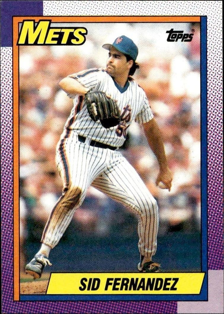 1990 Topps Sid Fernandez #480 trading card