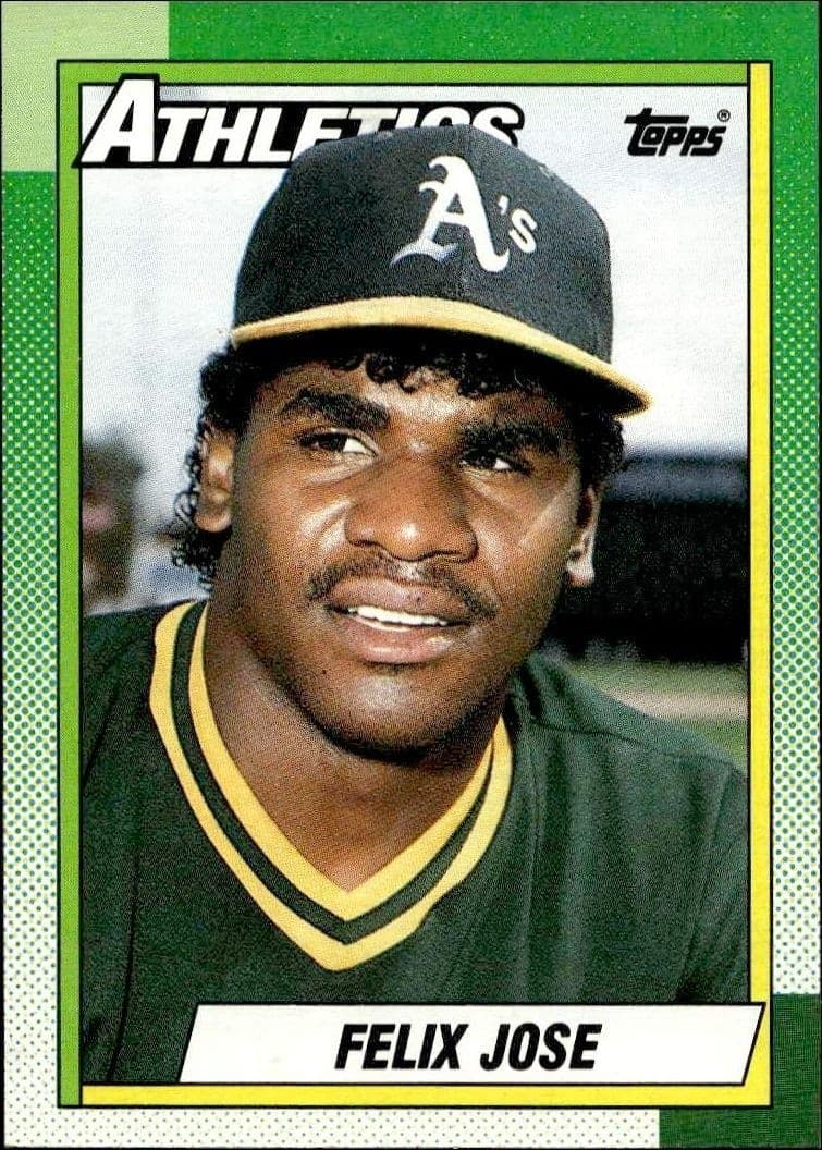 1990 Topps Felix Jose #238 trading card