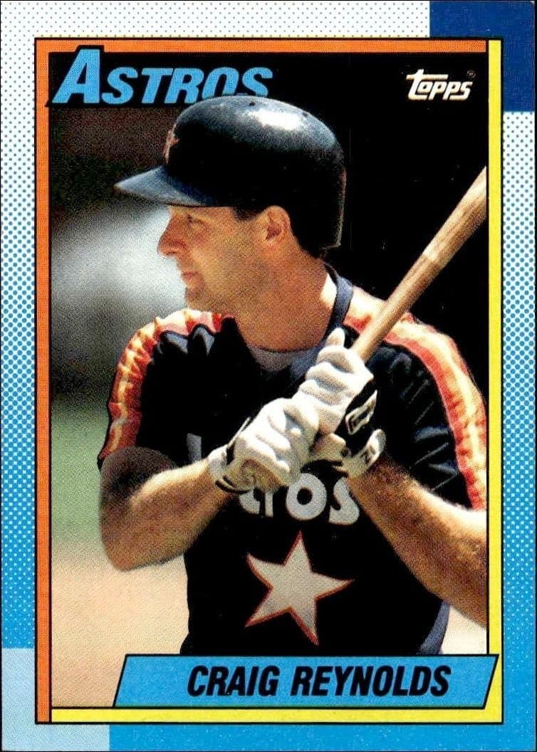 1990 Topps Craig Reynolds #637 trading card