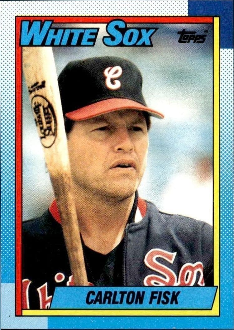 1990 Topps Carlton Fisk #420 trading card