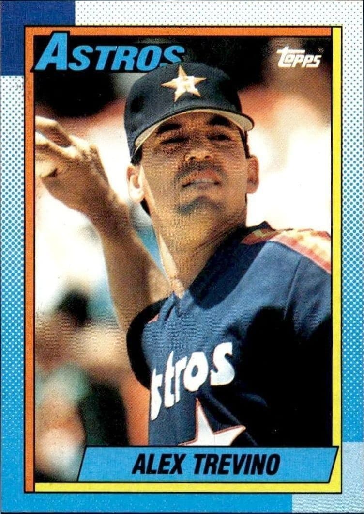 1990 Topps Alex Trevino #342 trading card