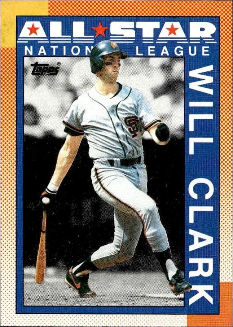 1990 Topps Will Clark #397 trading card