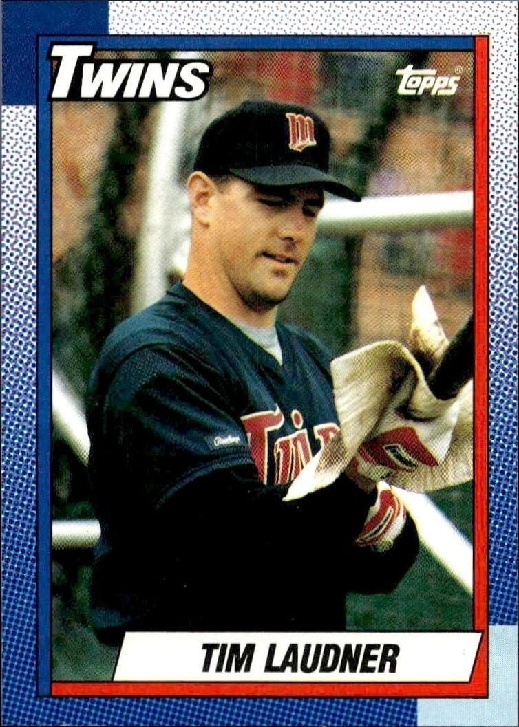 Tim Laudner 1990 Topps #777 Baseball Trading Card - Front 1990 Topps Tim Laudner #777 baseball trading card front