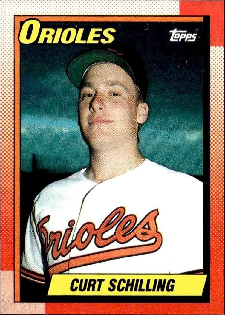 1990 Topps Curt Schilling #97 trading card