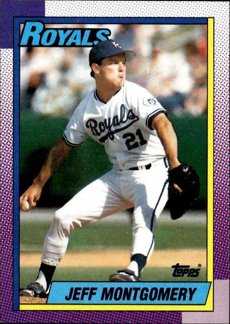 1990 Topps Jeff Montgomery #638 trading card