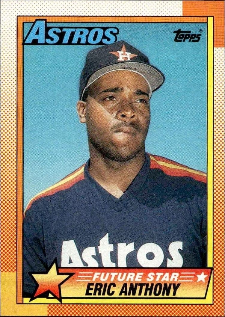 1990 Topps Eric Anthony #608 trading card