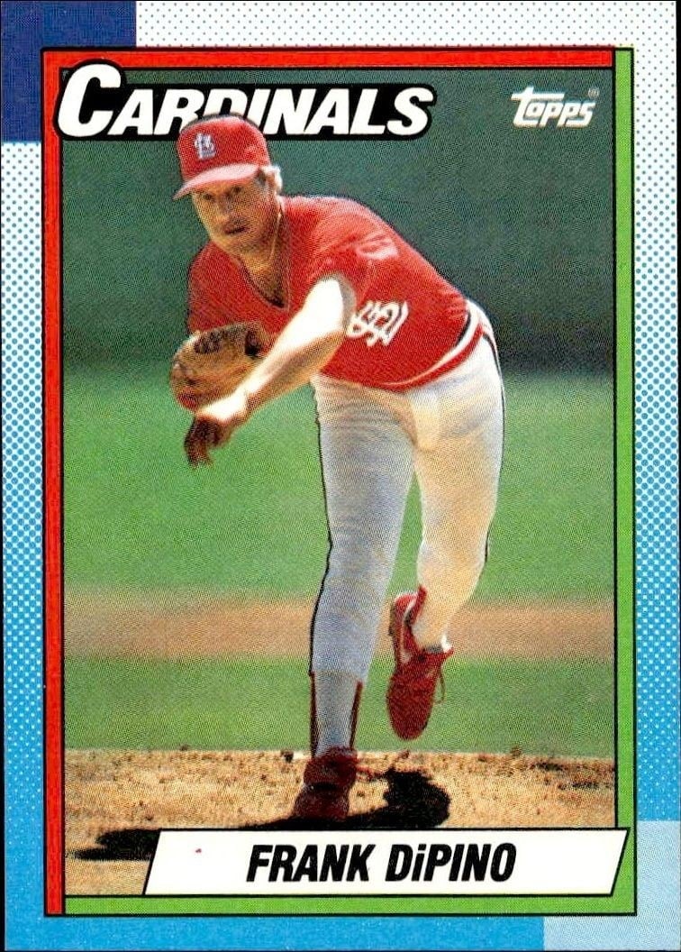 Frank DiPino 1990 Topps #788 Baseball Trading Card - Front 1990 Topps Frank DiPino #788 baseball trading card front
