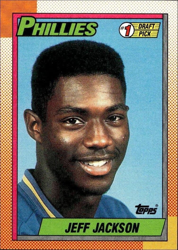 1990 Topps Jeff Jackson #74 trading card