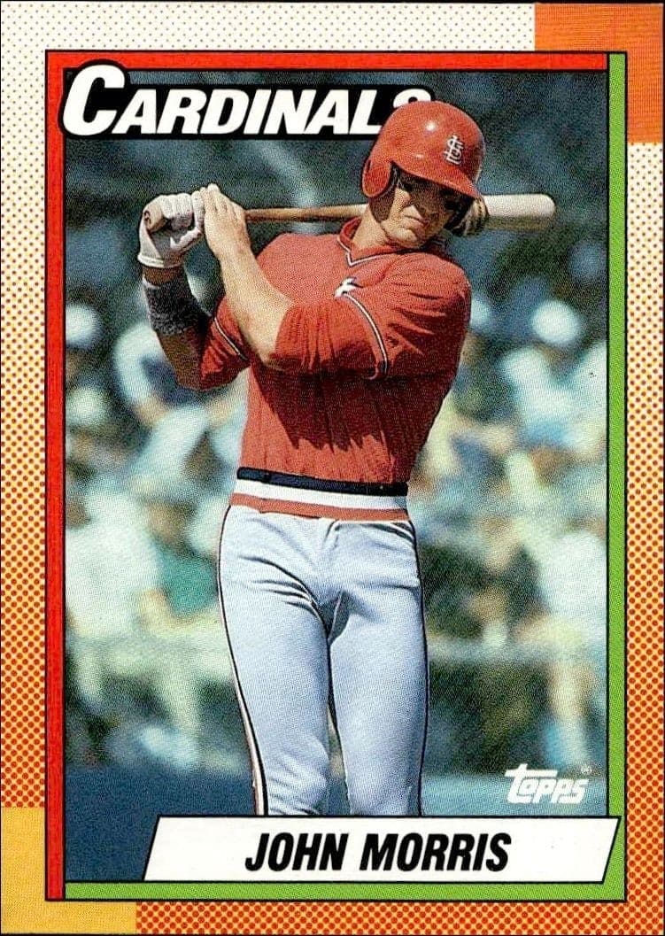 1990 Topps John Morris #383 trading card