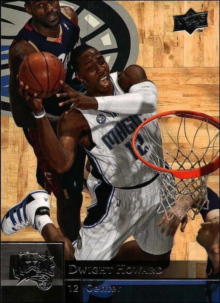 Dwight Howard 2009-10 Upper Deck #140 Basketball Trading Card - Front 2009-10 Upper Deck Dwight Howard #140 basketball trading card front