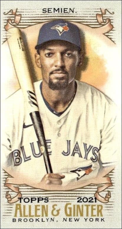 2021 Topps Allen & Ginter Marcus Semien #169 trading card