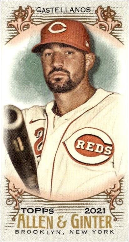 Jose Garcia 2021 Topps Allen & Ginter #339 Baseball Trading Card - Front 2021 Topps Allen & Ginter Jose Garcia #339 baseball trading card front