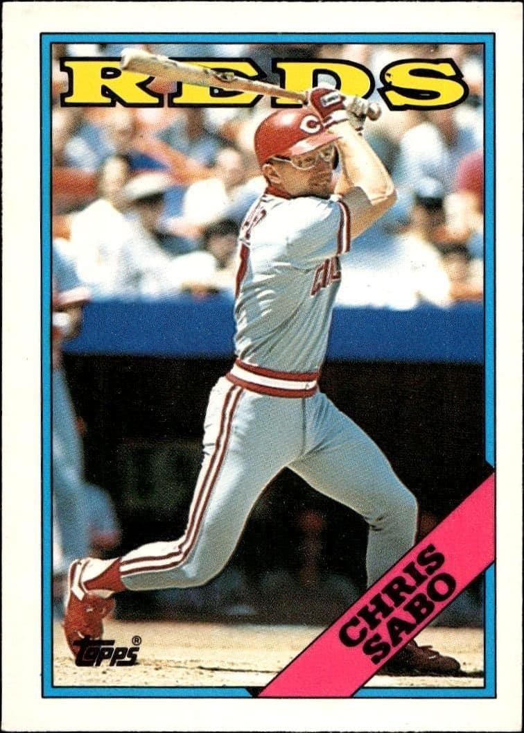 1988 Topps Traded Chris Sabo #98T trading card