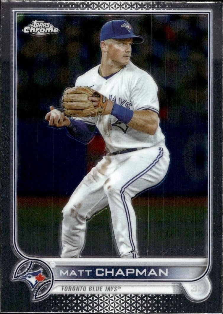 Matt Chapman 2022 Topps Chrome Update #USC15 Baseball Trading Card - Front 2022 Topps Chrome Update Matt Chapman #USC15 baseball trading card front