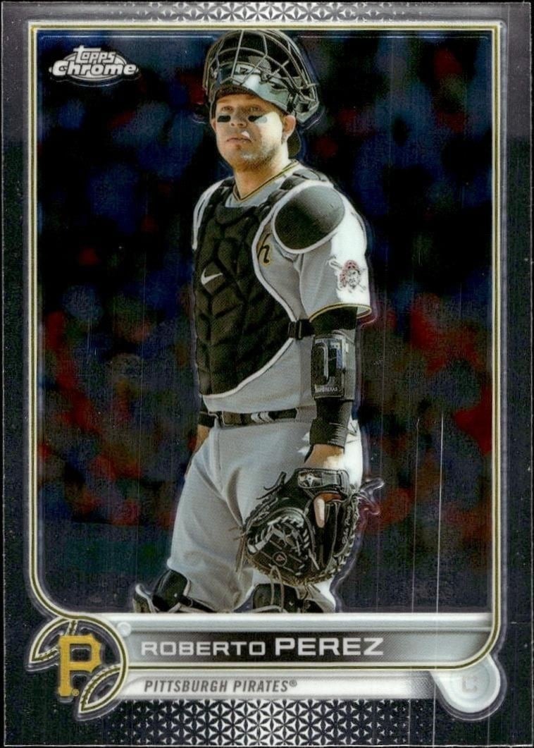 Roberto Perez 2022 Topps Chrome Update #USC58 Baseball Trading Card - Front 2022 Topps Chrome Update Roberto Perez #USC58 baseball trading card front