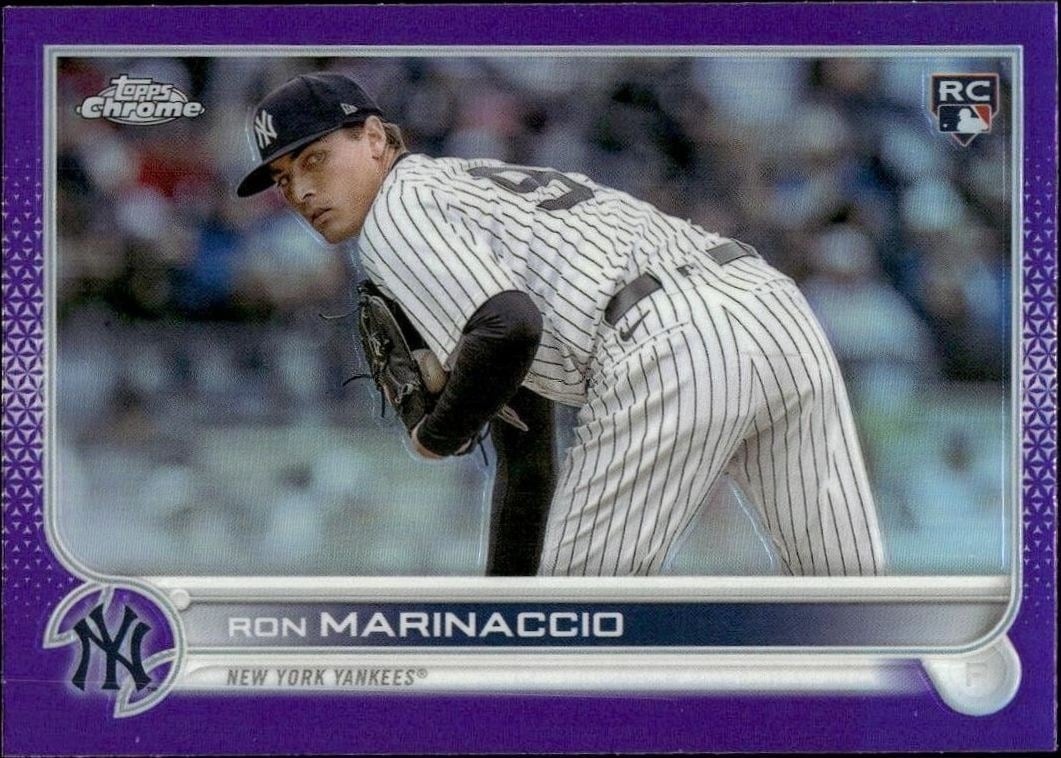 Ron Marinaccio 2022 Topps Chrome Update #USC164 Baseball Trading Card - Front 2022 Topps Chrome Update Ron Marinaccio #USC164 baseball trading card front