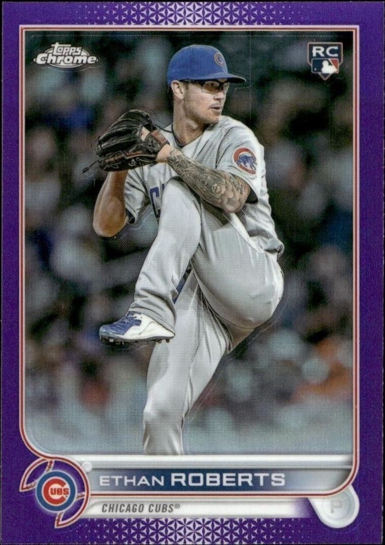 Ethan Roberts 2022 Topps Chrome Update #USC31 Baseball Trading Card - Front 2022 Topps Chrome Update Ethan Roberts #USC31 baseball trading card front