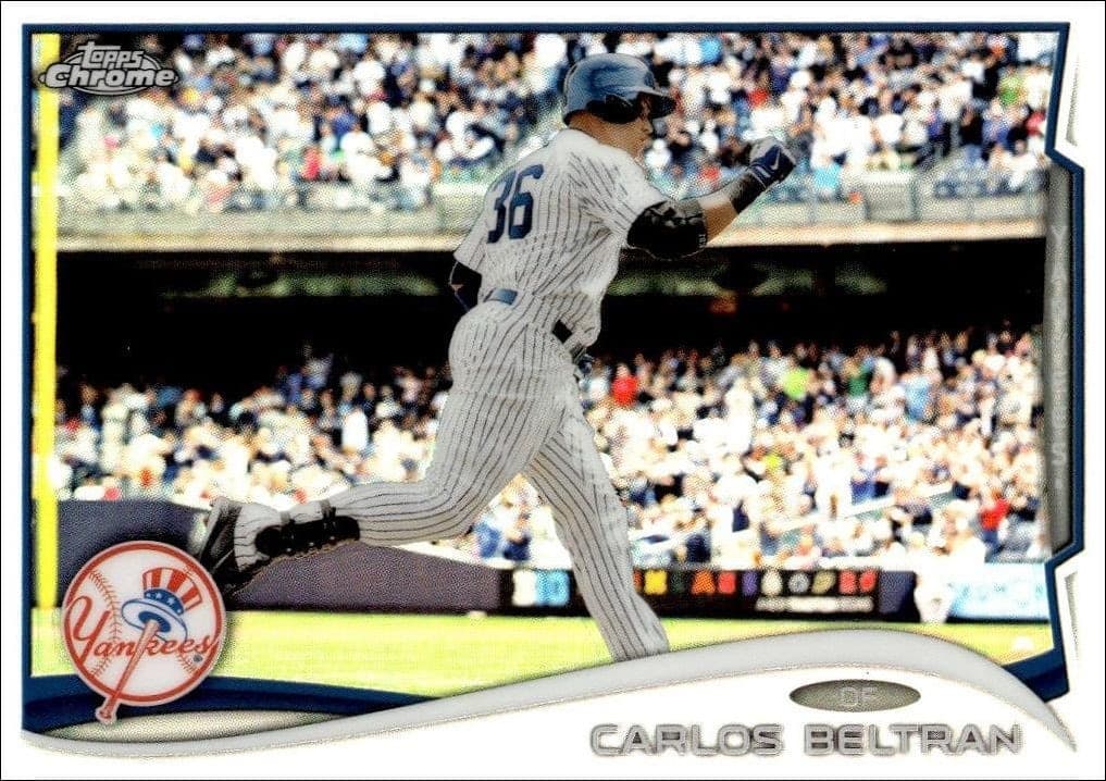 2014 Topps Chrome Carlos Beltran #179 trading card