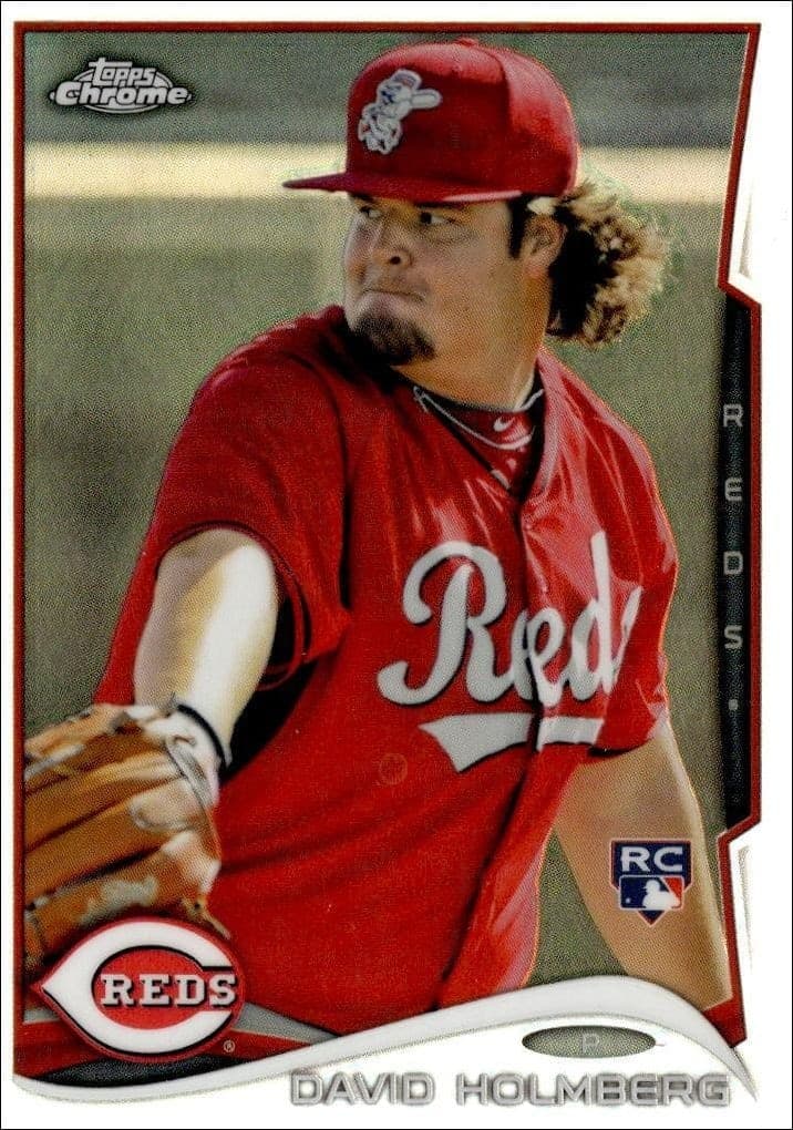 2014 Topps Chrome David Holmberg #134 trading card