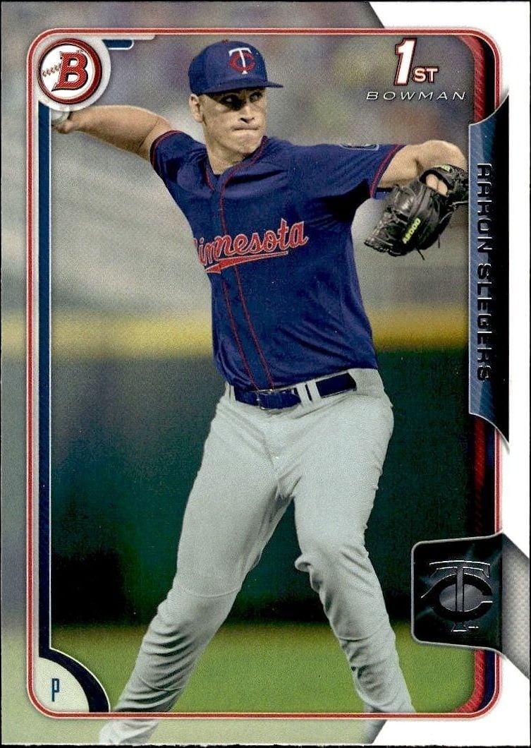 2015 Bowman Draft Aaron Slegers #BP105 trading card