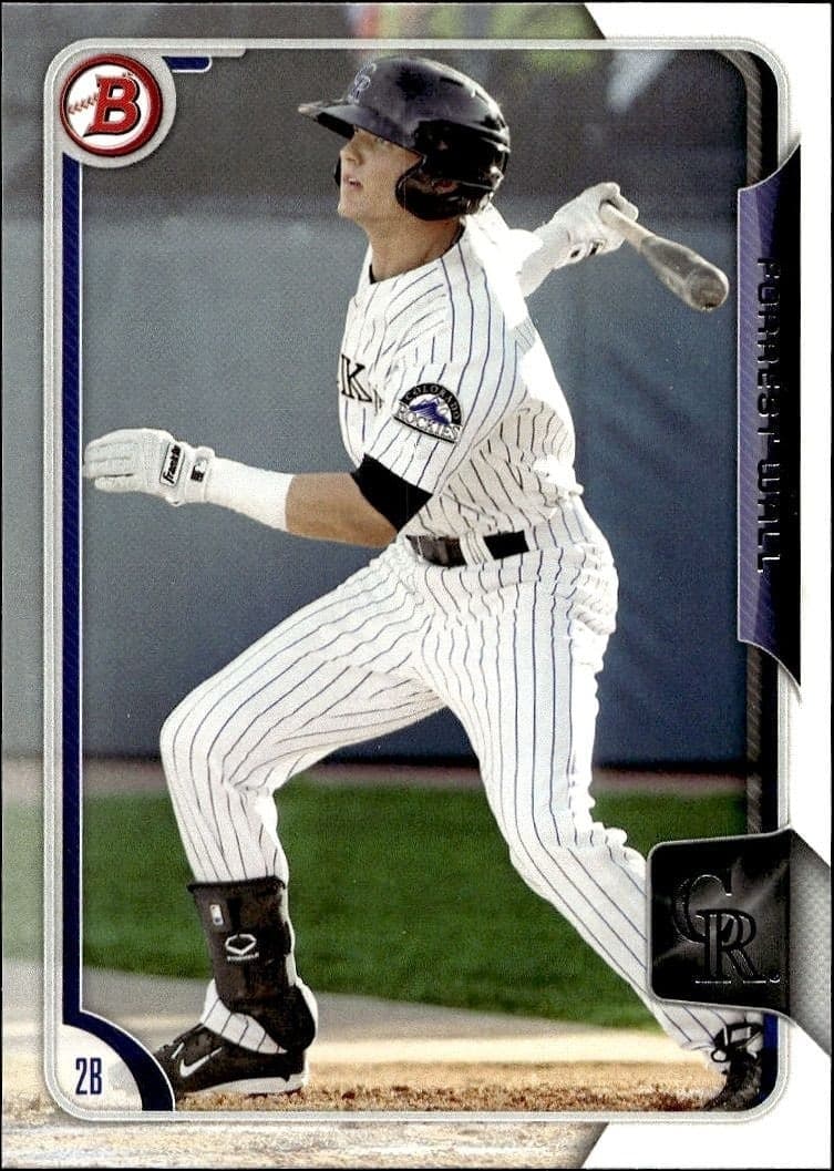2015 Bowman Draft Forrest Wall #BP18 trading card