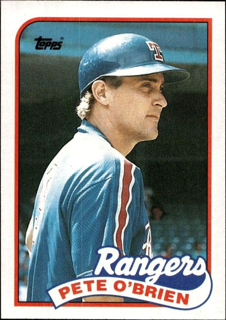 1989 Topps Pete O'Brien #629 trading card