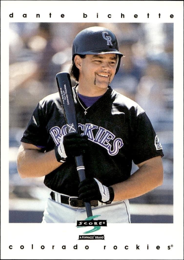 1997 Pinnacle Score Dante Bichette #25 trading card