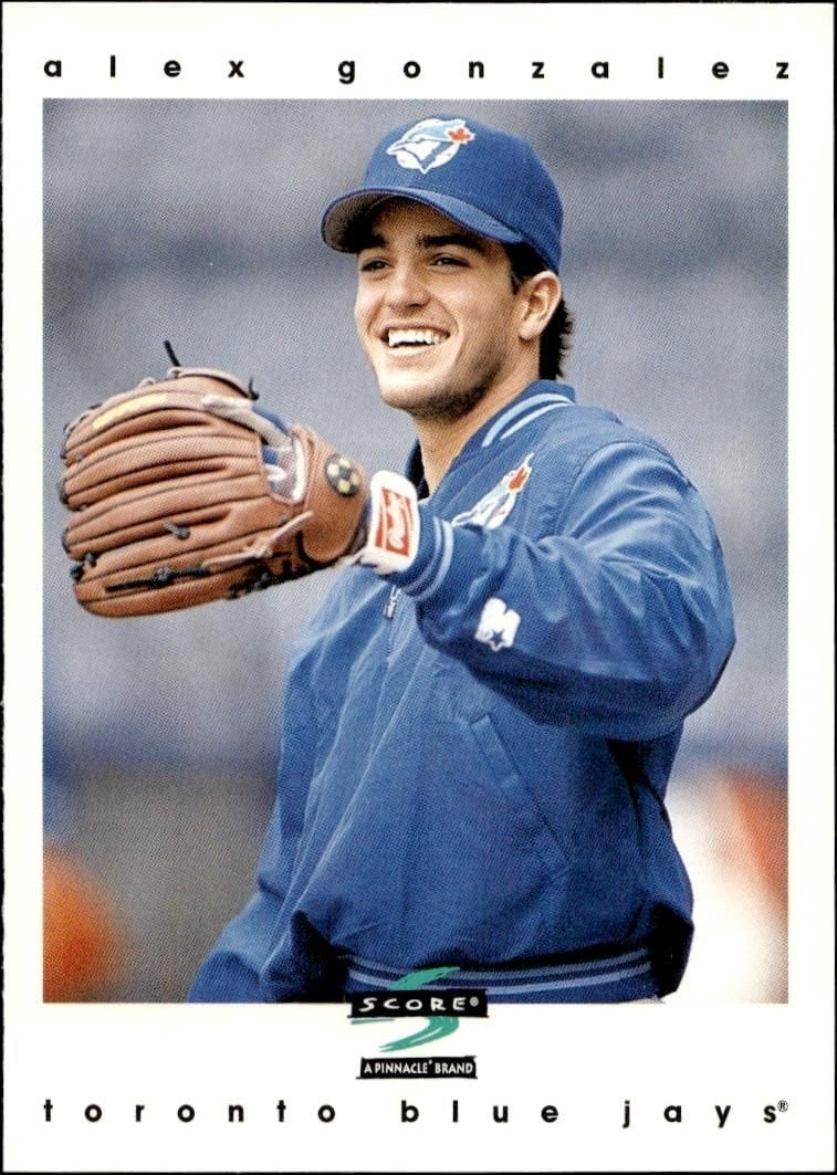 Alex Gonzalez 1997 Pinnacle Score #40 Baseball Trading Card - Front 1997 Pinnacle Score Alex Gonzalez #40 baseball trading card front
