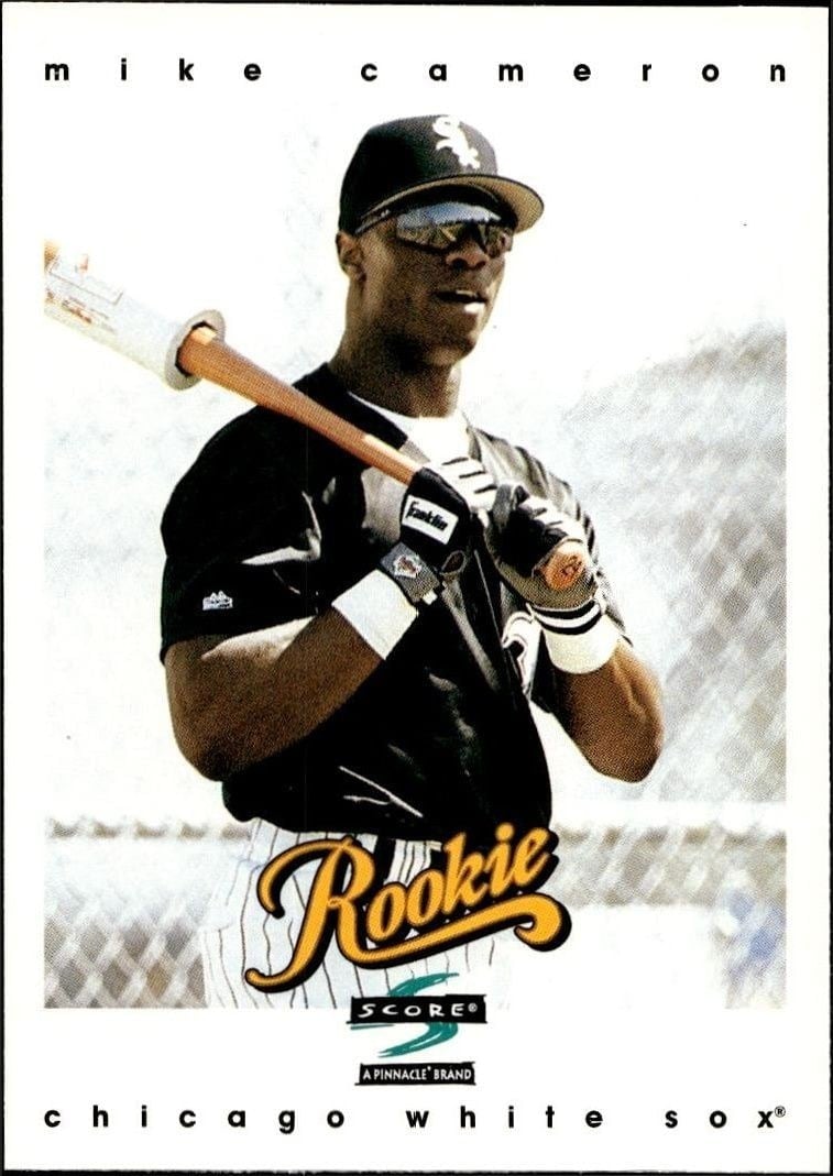 Mike Cameron 1997 Pinnacle Score #326 Baseball Trading Card - Front 1997 Pinnacle Score Mike Cameron #326 baseball trading card front