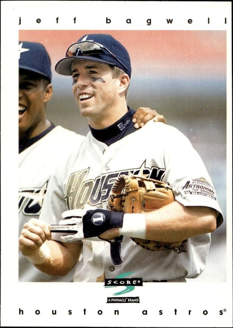 Jeff Bagwell 1997 Pinnacle Score #1 Baseball Trading Card - Front 1997 Pinnacle Score Jeff Bagwell #1 baseball trading card front