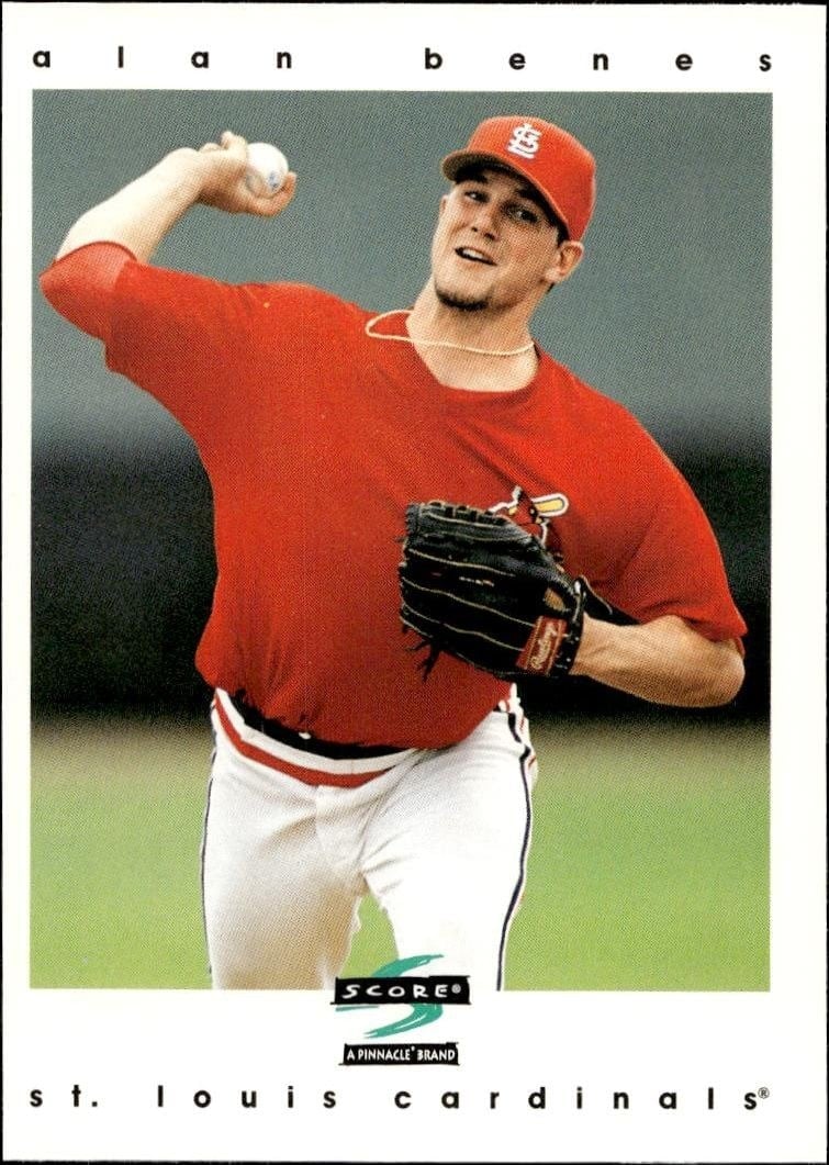 1997 Pinnacle Score Alan Benes #84 trading card