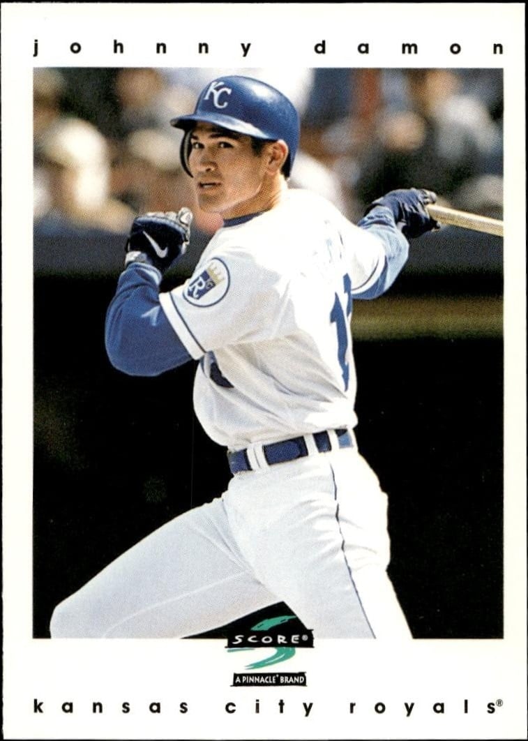 1997 Pinnacle Score Johnny Damon #3 trading card