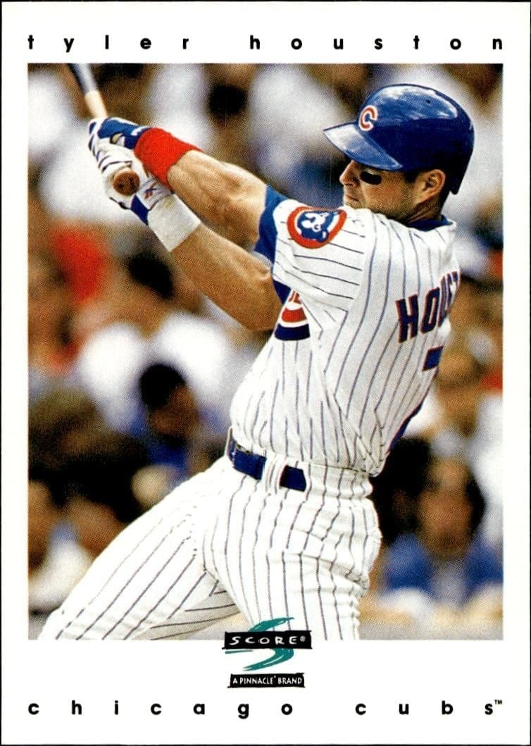 Tyler Houston 1997 Pinnacle Score #259 Baseball Trading Card - Front 1997 Pinnacle Score Tyler Houston #259 baseball trading card front