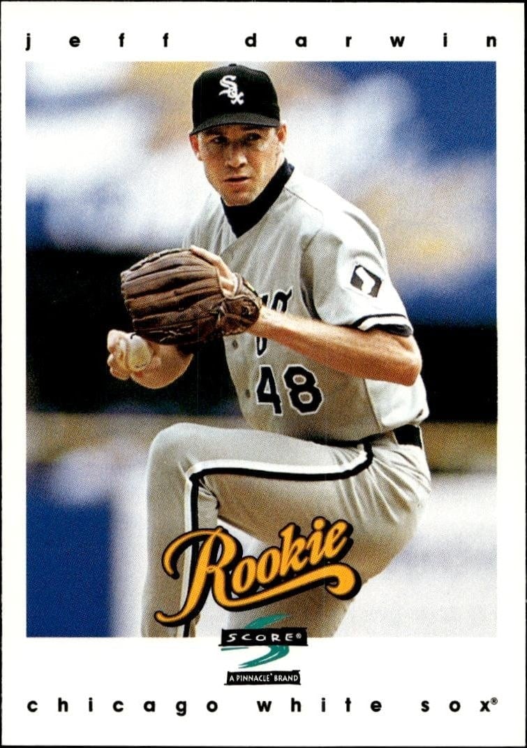 Jeff Darwin 1997 Pinnacle Score #314 Baseball Trading Card - Front 1997 Pinnacle Score Jeff Darwin #314 baseball trading card front
