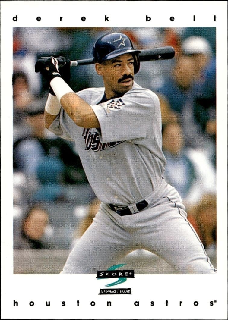 Derek Bell 1997 Pinnacle Score #271 Baseball Trading Card - Front 1997 Pinnacle Score Derek Bell #271 baseball trading card front