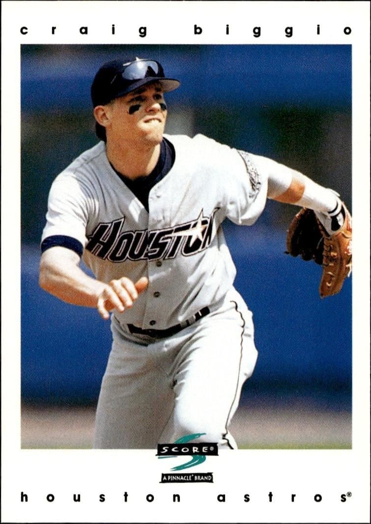 Craig Biggio 1997 Pinnacle Score #235 Baseball Trading Card - Front 1997 Pinnacle Score Craig Biggio #235 baseball trading card front