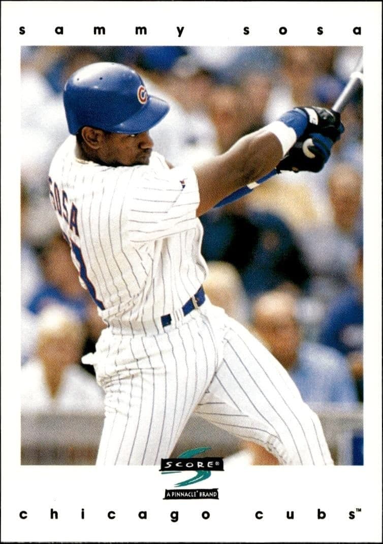 1997 Pinnacle Score Sammy Sosa #244 trading card
