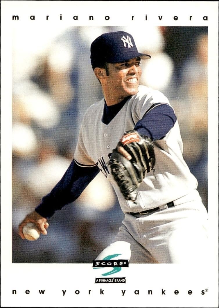 Mariano Rivera 1997 Pinnacle Score #116 Baseball Trading Card - Front 1997 Pinnacle Score Mariano Rivera #116 baseball trading card front