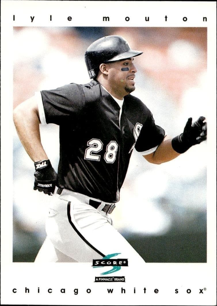 1997 Pinnacle Score Lyle Mouton #218 trading card