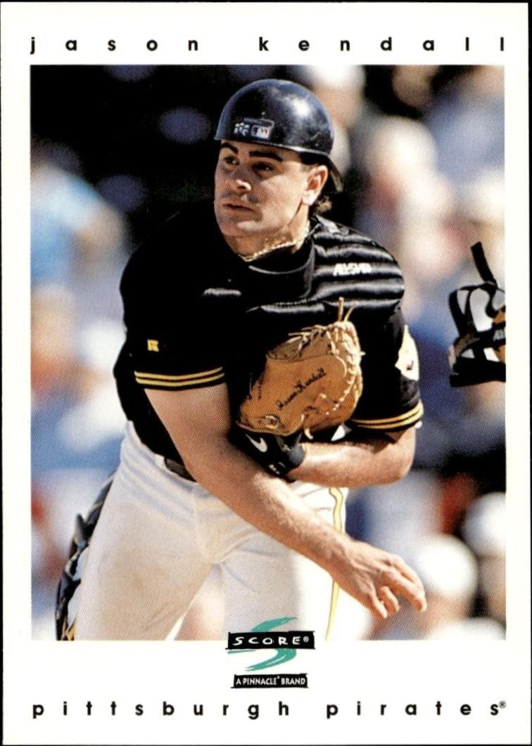 Jason Kendall 1997 Pinnacle Score #31 Baseball Trading Card - Front 1997 Pinnacle Score Jason Kendall #31 baseball trading card front