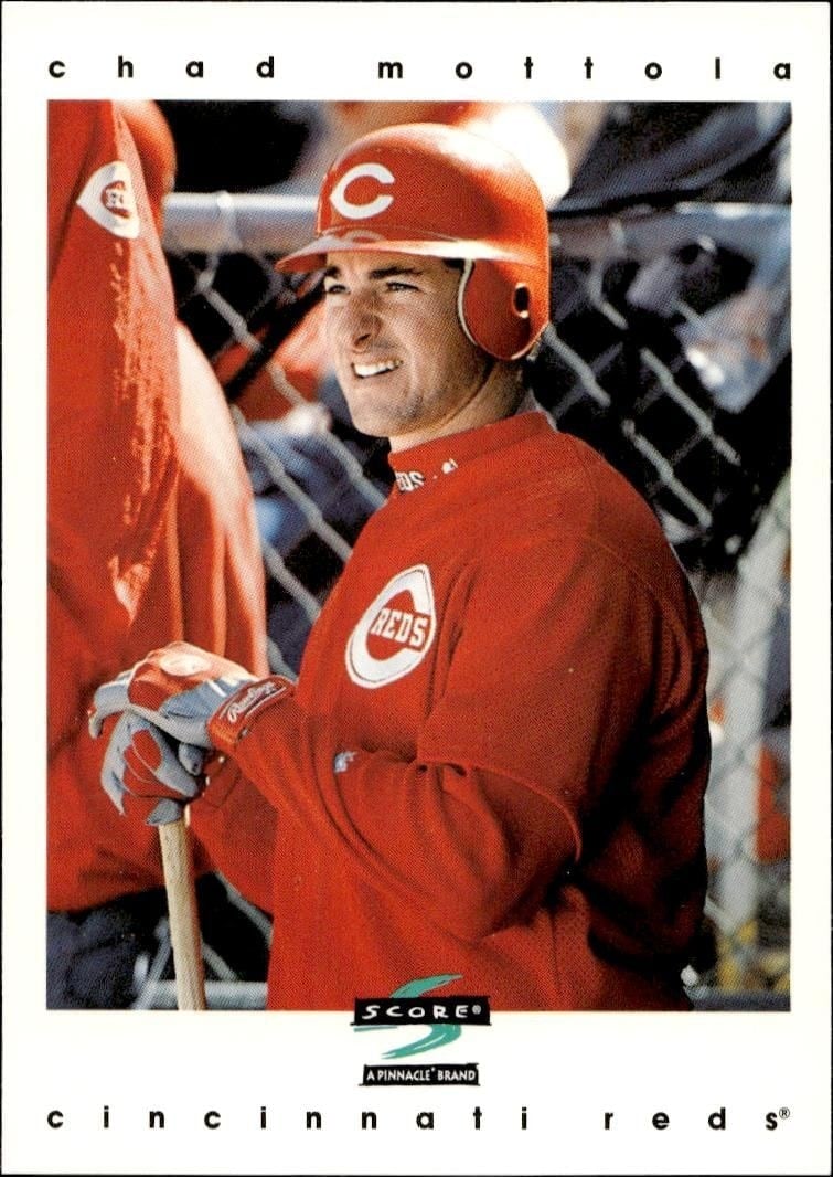 Chad Mottola 1997 Pinnacle Score #23 Baseball Trading Card - Front 1997 Pinnacle Score Chad Mottola #23 baseball trading card front