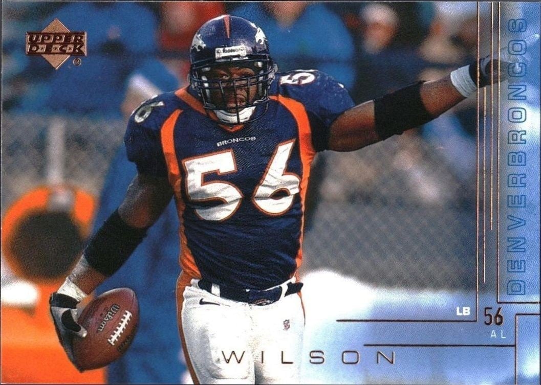Al Wilson 2000 Upper Deck #73 Football Trading Card - Front 2000 Upper Deck Al Wilson #73 football trading card front