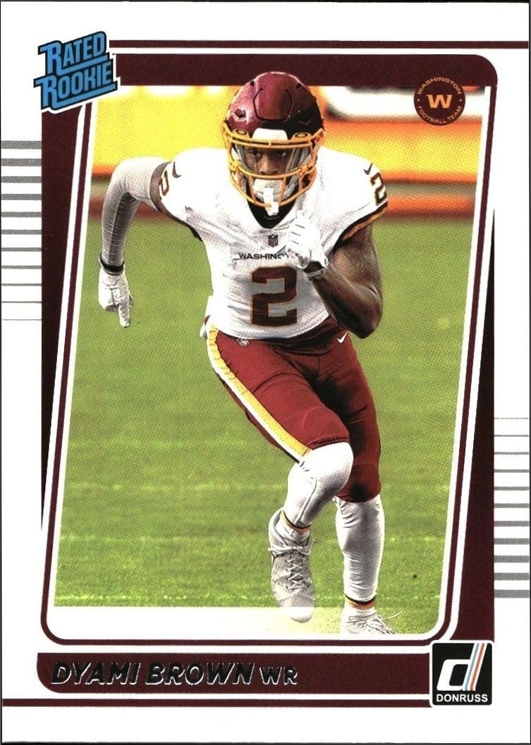 Dyami Brown 2021 Panini Donruss #278 Football Trading Card - Front 2021 Panini Donruss Dyami Brown #278 football trading card front