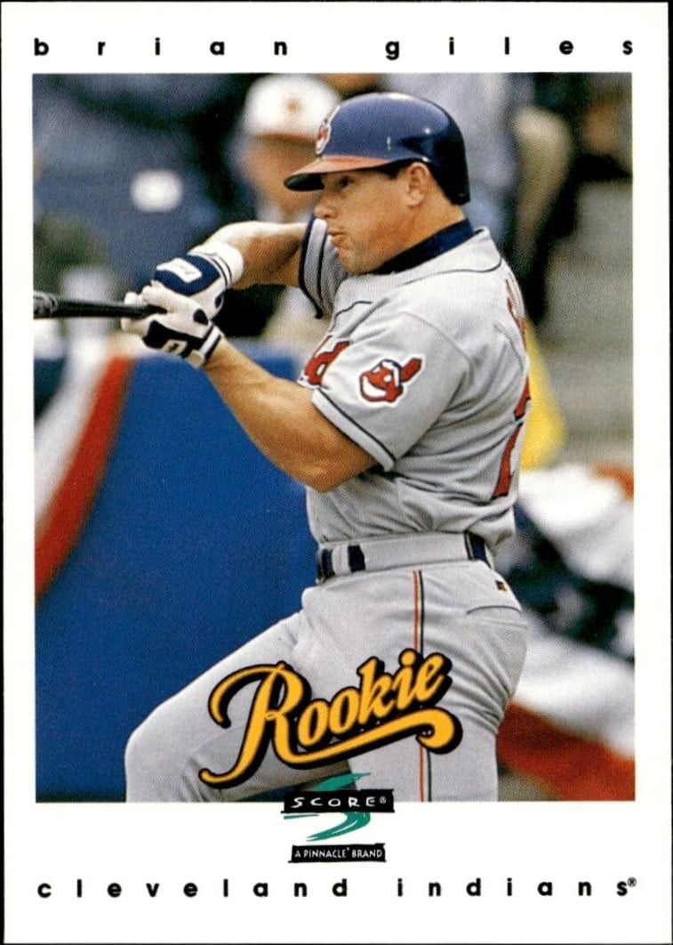 Brian Giles 1997 Pinnacle Score #309 Baseball Trading Card - Front 1997 Pinnacle Score Brian Giles #309 baseball trading card front