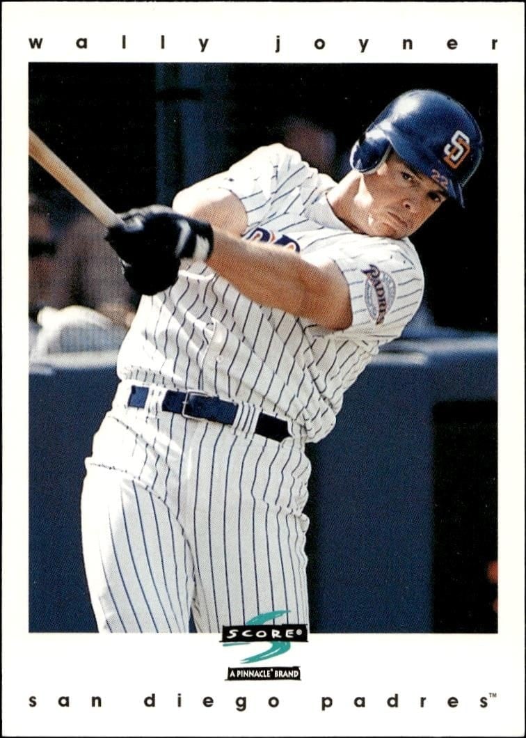 Wally Joyner 1997 Pinnacle Score #152 Baseball Trading Card - Front 1997 Pinnacle Score Wally Joyner #152 baseball trading card front