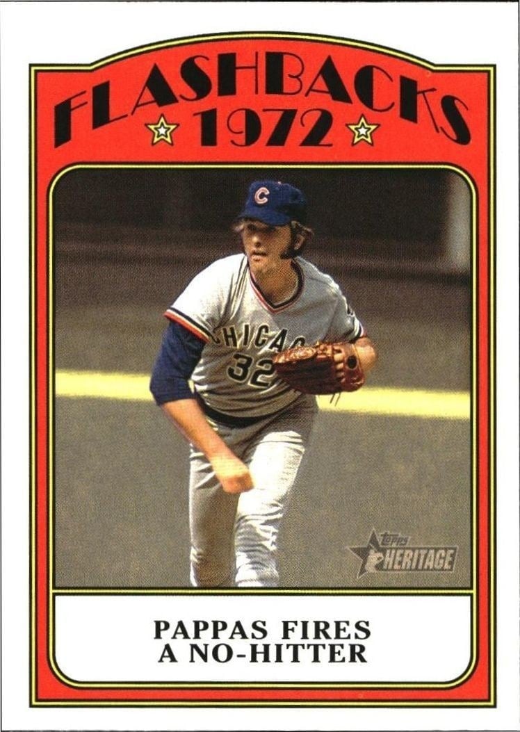 Milt Pappas 2021 Topps Heritage #BFB-MP Baseball Trading Card - Front 2021 Topps Heritage Milt Pappas #BFB-MP baseball trading card front