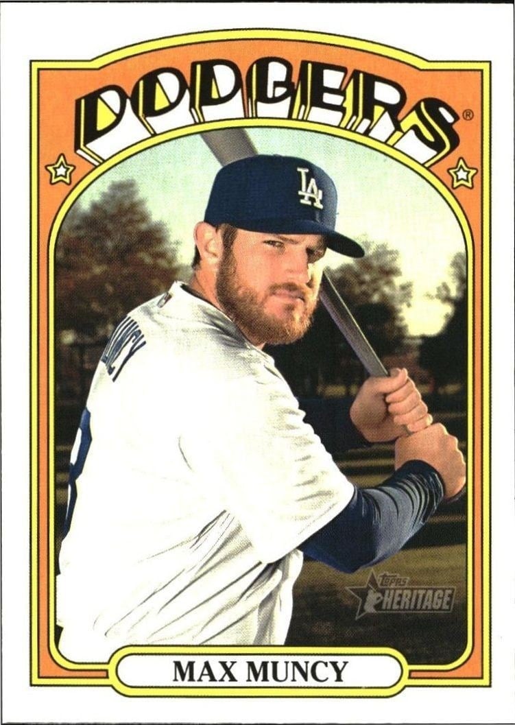 2021 Topps Heritage Max Muncy #2 trading card