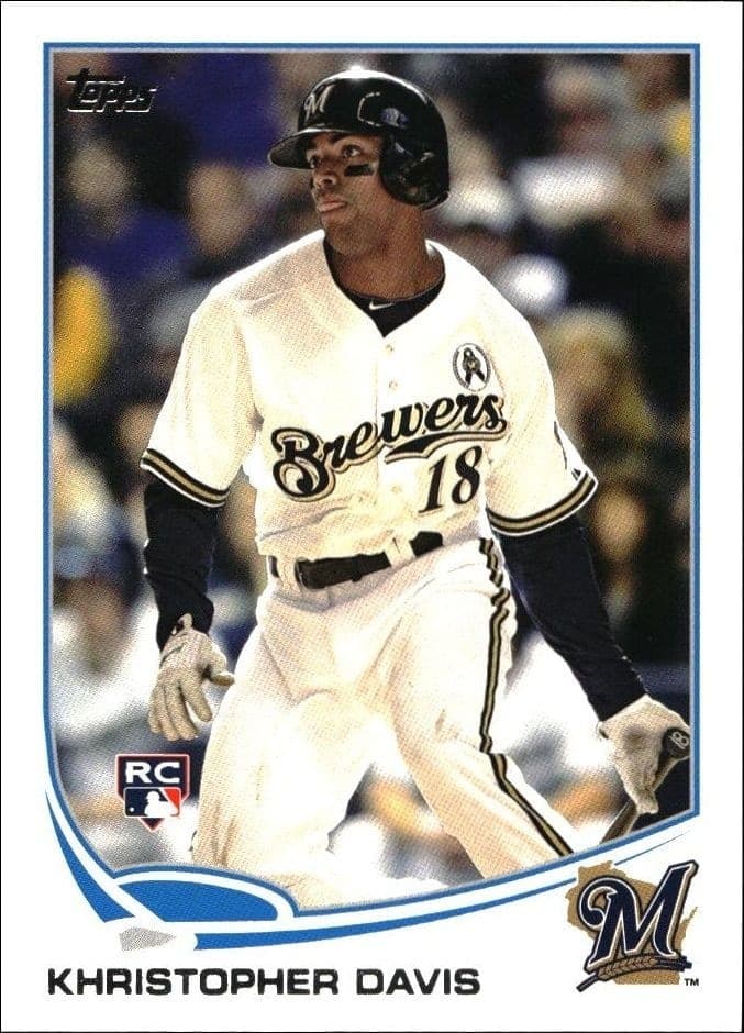 2013 Topps Khristopher Davis #360 trading card