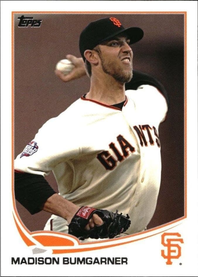 2013 Topps Madison Bumgarner #379 trading card