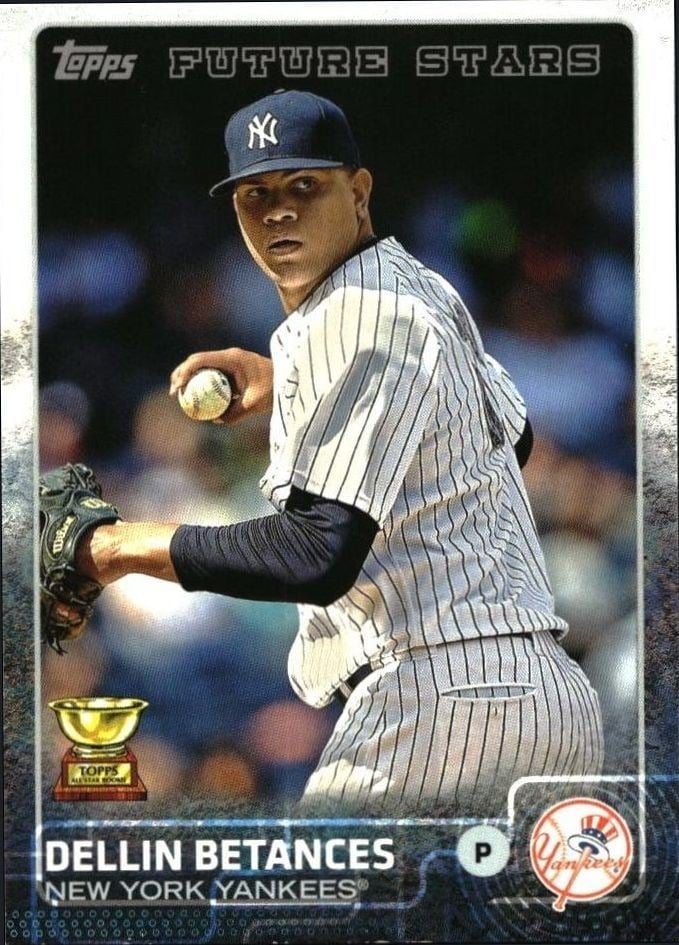 Dellin Betances 2015 Topps Series 2 #532 Baseball Trading Card - Front 2015 Topps Series 2 Dellin Betances #532 baseball trading card front
